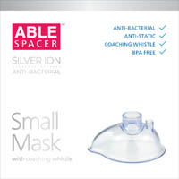 Able Spacer™ Silver Ion Small Whistle Mask 2D